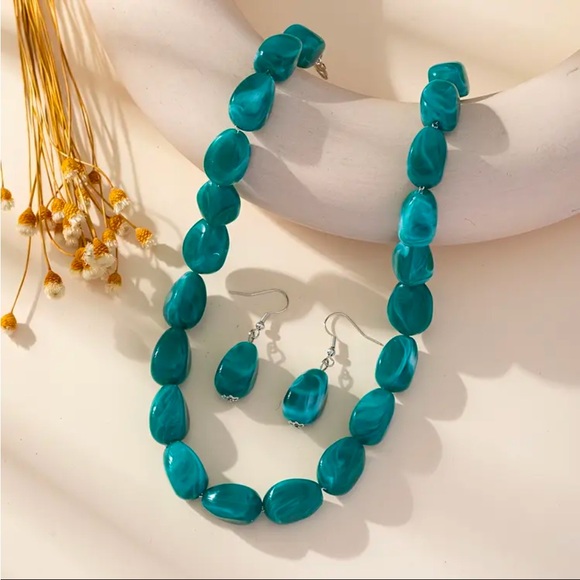 Jewelry - Elegant Teal Jewelry Set